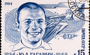 Il volo di Gagarin 1476 0 L astrofilatelia il volo di Gagarin_ok